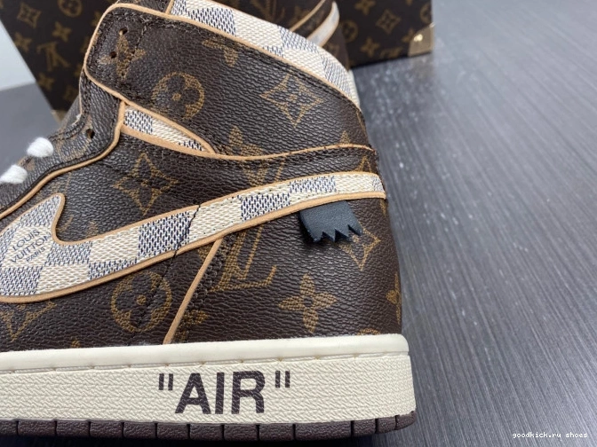 LV x Air OFF-WHITE Jordan 1 0818